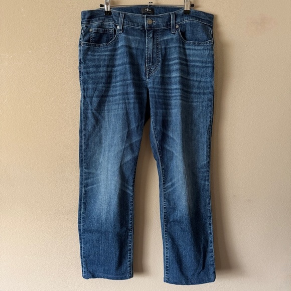 7 For All Mankind Men's Slimmy Denim Jeans Size 36 - Picture 2 of 10